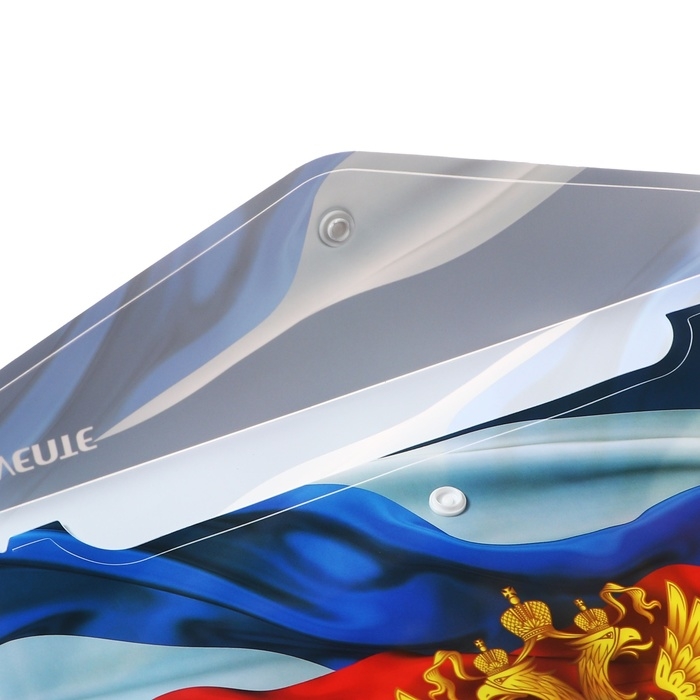 Папка-конверт А5, на кнопке, 240 х 180мм, 180 мкм, deVENTE Папка-конверт А5, на кнопке, 240 х 180мм, 180 мкм, deVENTE "Герб", синий