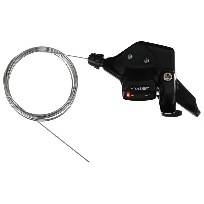 Шифтер Microshift TS71-9R, правый, 9 скоростей, с тросом 2050 мм Шифтер Microshift TS71-9R, правый, 9 скоростей, с тросом 2050 мм