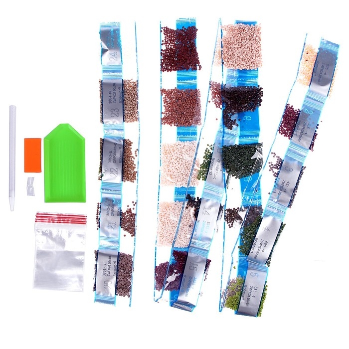 Алмазная мозаика с полным заполнением на подрамнике «Лебеди на озере», 30 х 40 см Алмазная мозаика с полным заполнением на подрамнике «Лебеди на озере», 30 х 40 см