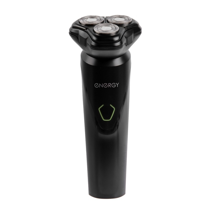 Электробритва Energy EN-726, 3 Вт, роторная, 3 головки, влажное бритьё, от АКБ, чёрная Электробритва Energy EN-726, 3 Вт, роторная, 3 головки, влажное бритьё, от АКБ, чёрная