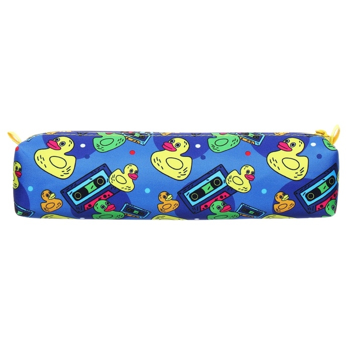 Пенал мягкий,1 отделение, квадро, 45 х 210 мм, Hatber Пенал мягкий,1 отделение, квадро, 45 х 210 мм, Hatber "Утки" синий/жёлтый NPk_62155