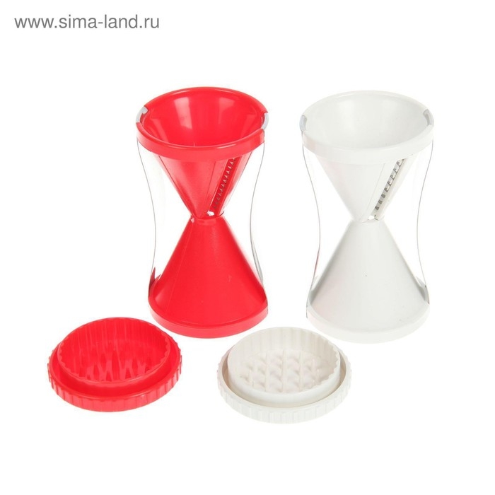 Овощерезка соломкой Доляна, 7×7×13 см, цвет МИКС Овощерезка соломкой Доляна, 7×7×13 см, цвет МИКС