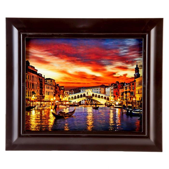 Ключница Ключница "Золотистый мост" Венге 26х31х4,5 см