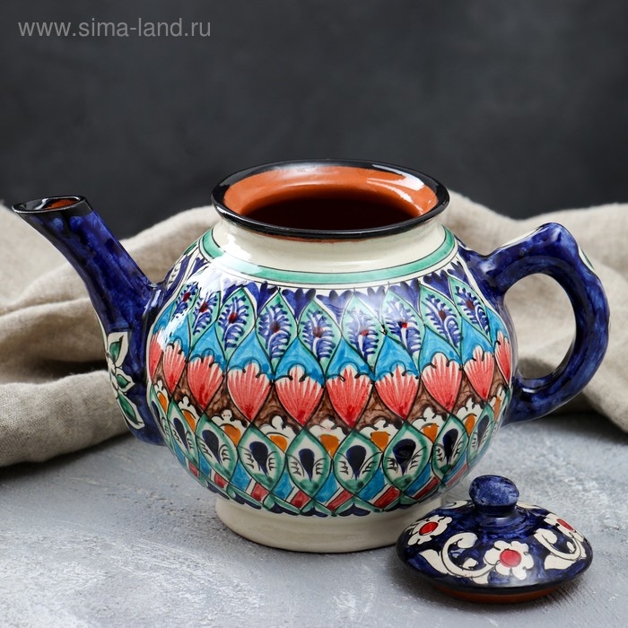 Чайник Риштанская Керамика 1000мл Чайник Риштанская Керамика 1000мл