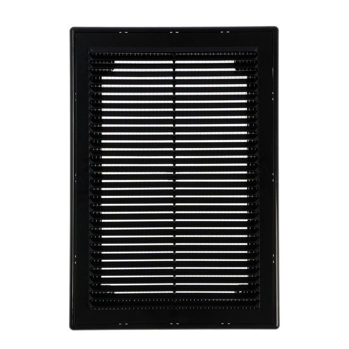Решетка вентиляционная Решетка вентиляционная "ВИЕНТО" 2030ВР, 200х300 мм, с сеткой, разъемная, черная