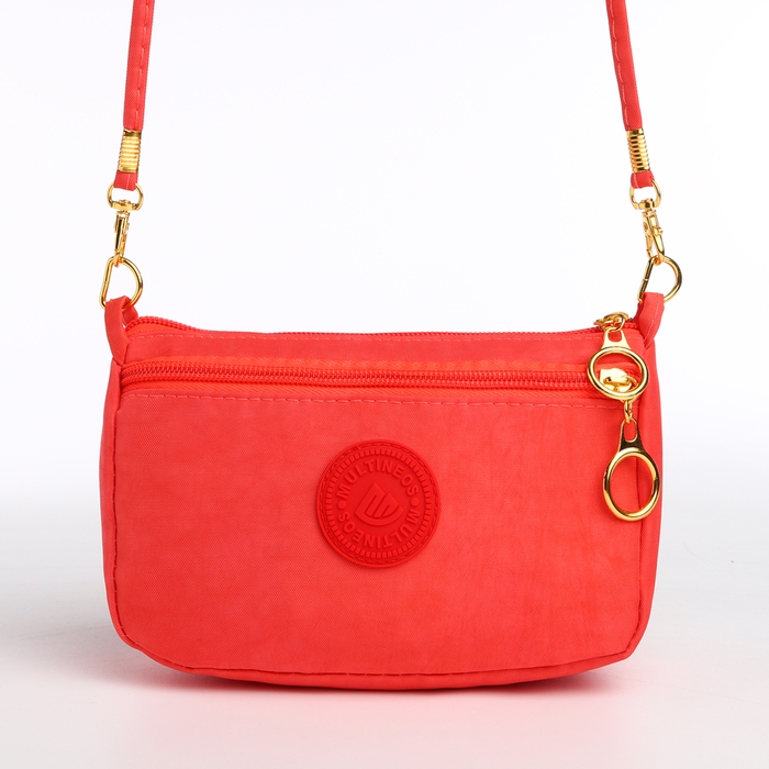 Сумка женская кросс-боди на молнии, цвет розовый Сумка женская кросс-боди на молнии, цвет розовый