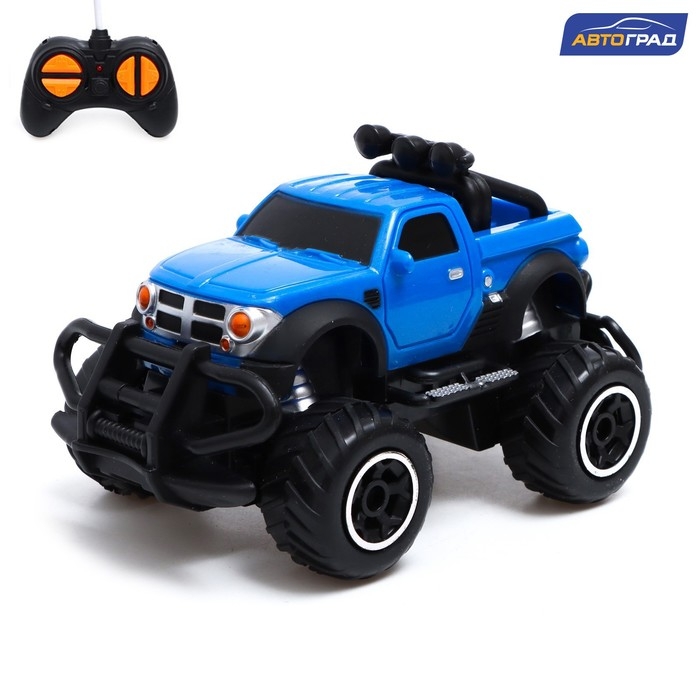 Джип радиоуправляемый «Пикап», работает от батареек, цвет синий Джип радиоуправляемый «Пикап», работает от батареек, цвет синий