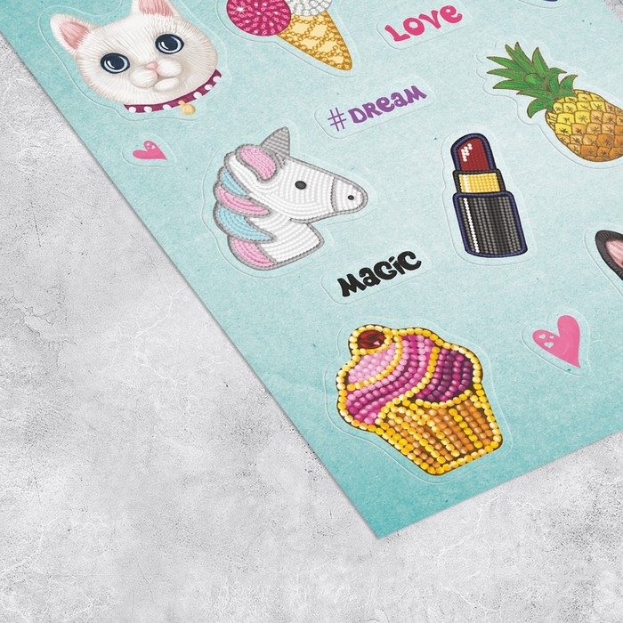 Альбом детских наклеек, 8 листов, #LOVE, 11 х 16 см Альбом детских наклеек, 8 листов, #LOVE, 11 х 16 см