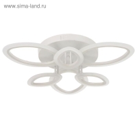 Люстра с ПДУ 661323/6 LED 126Вт диммер 3 режима 3000-6000К белый 65x65x8 см BayerLux