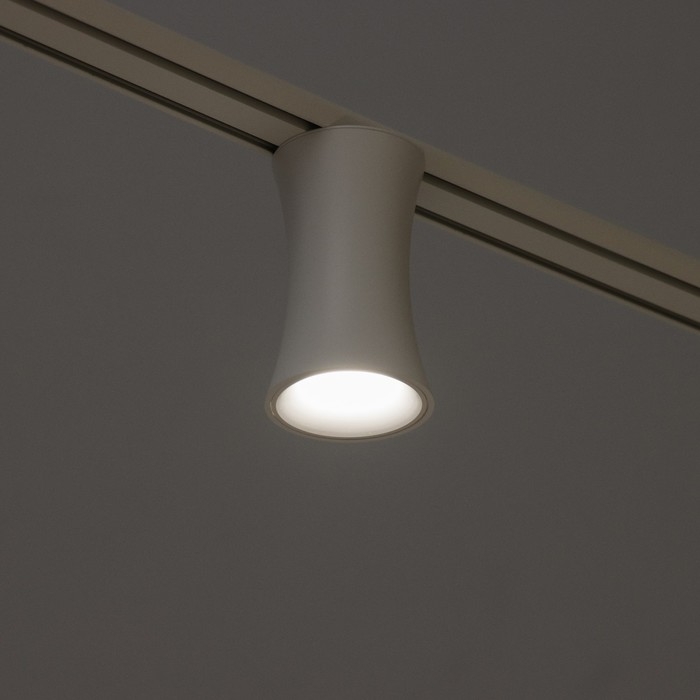 Светильник трековый SLIM Светильник трековый SLIM "Лотос" LED 12Вт 3000K-6000К 48V CRI90 белый 8х8х12,5см