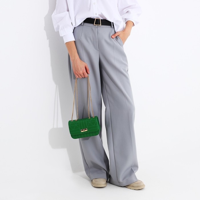 Сумка-мессенджер на клапане, цвет зелёный Сумка-мессенджер на клапане, цвет зелёный