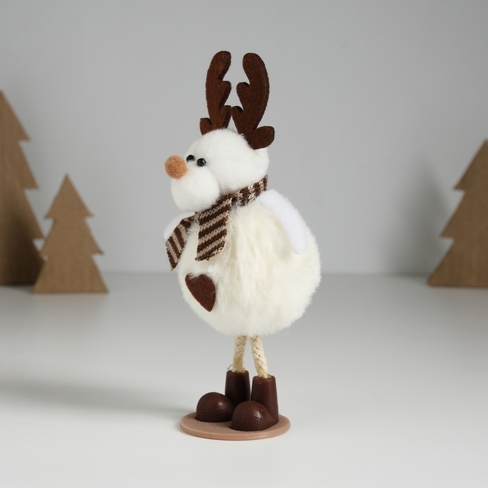 Сувенир текстиль  Сувенир текстиль "Олень с сердечком, в шарфике" 6х7,3х17 см