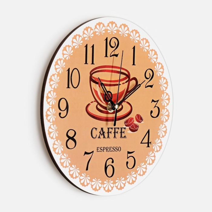 Часы настенные интерьерные Часы настенные интерьерные "Эспрессо", d-23.5 см