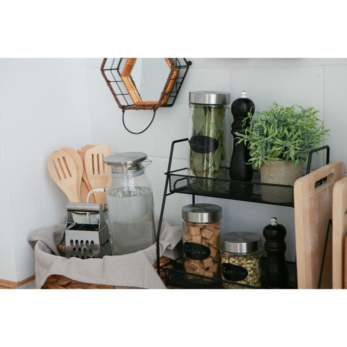 Банка стеклянная для хранения сыпучих продуктов с местом под надпись Доляна «Премиум», 700 мл, 20×8 см, с металлической крышкой Банка стеклянная для хранения сыпучих продуктов с местом под надпись Доляна «Премиум», 700 мл, 20×8 см, с металлической крышкой