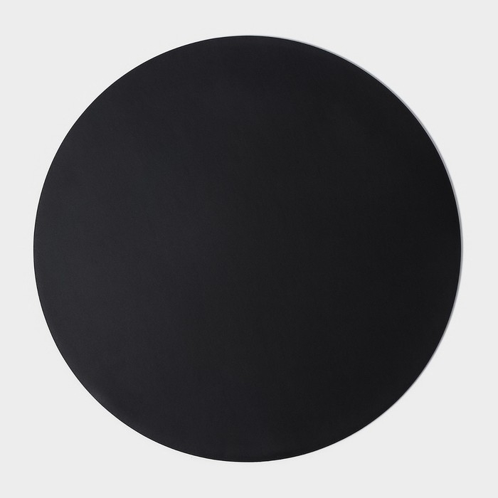 Салфетки сервировочные на стол Доляна «Спутник», d=38 см, 4 шт, двусторонние, цвет металлический/чёрный