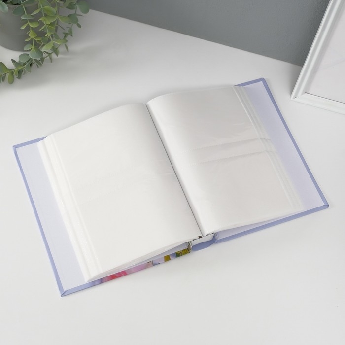 Фотоальбом на 200 фото 10х15 см Фотоальбом на 200 фото 10х15 см "Весенний букет" МИКС 5,5х20,5х26,5 см