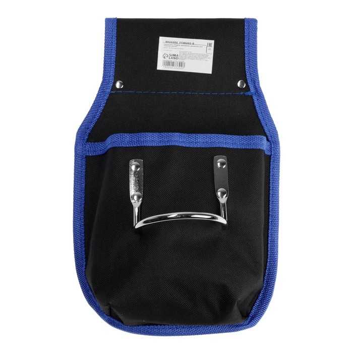 Сумка-пояс ТУНДРА, одинарная, держатель для молотка, карман Сумка-пояс ТУНДРА, одинарная, держатель для молотка, карман