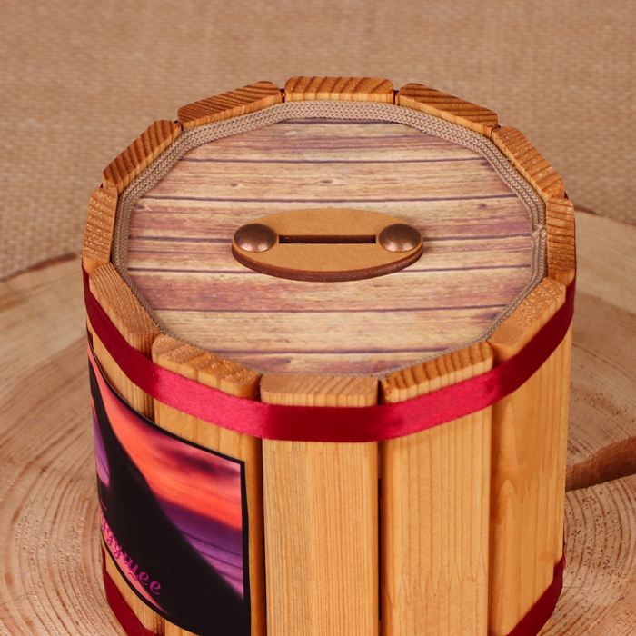 Бочка-копилка Бочка-копилка "Мечта", 12х12х12 см