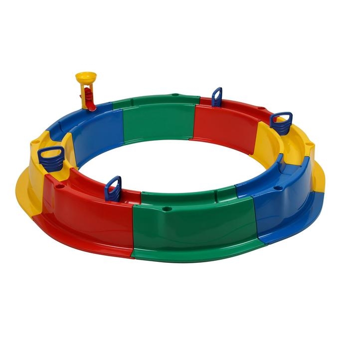 Песочница детская пластиковая, 136 × 136 × 18 см, с набором для игр, «Туба-Дуба» Песочница детская пластиковая, 136 × 136 × 18 см, с набором для игр, «Туба-Дуба»