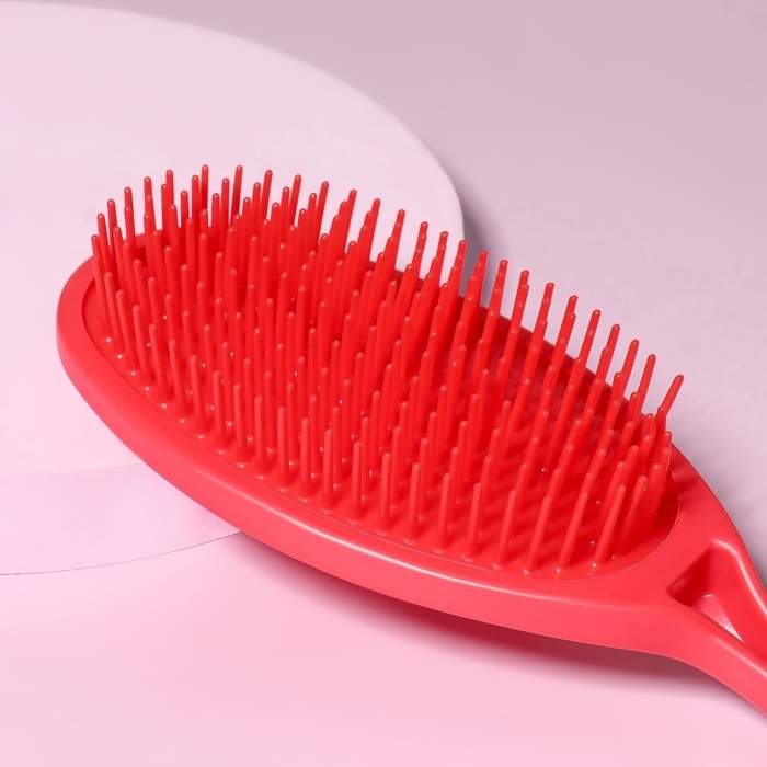 Расчёска массажная, 22 × 6 см, цвет МИКС