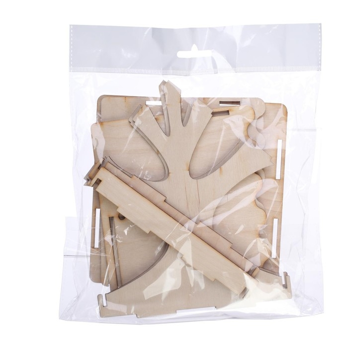 Деревянная кормушка-конструктор для птиц «Дерево» своими руками, 14.5 × 14.5 × 18 см, Greengo Деревянная кормушка-конструктор для птиц «Дерево» своими руками, 14.5 × 14.5 × 18 см, Greengo