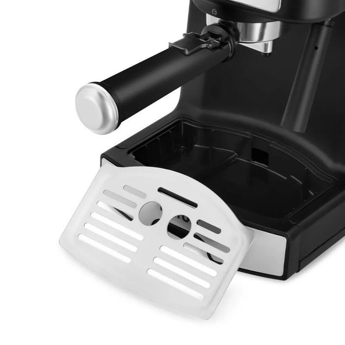 Кофеварка Kitfort КТ-7195, рожковая, 1450 Вт, 1 л, чёрно-серебристая Кофеварка Kitfort КТ-7195, рожковая, 1450 Вт, 1 л, чёрно-серебристая