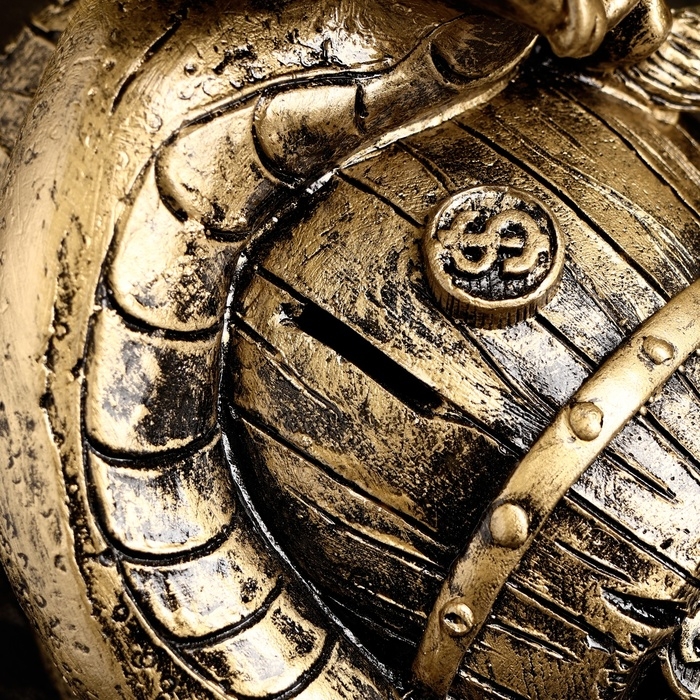 Копилка Копилка "Змея Василиса" черное золото, 30х20х25см