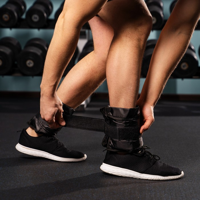 Утяжелители ONLYTOP, 2 шт. × 2 кг, цвета МИКС Утяжелители ONLYTOP, 2 шт. × 2 кг, цвета МИКС