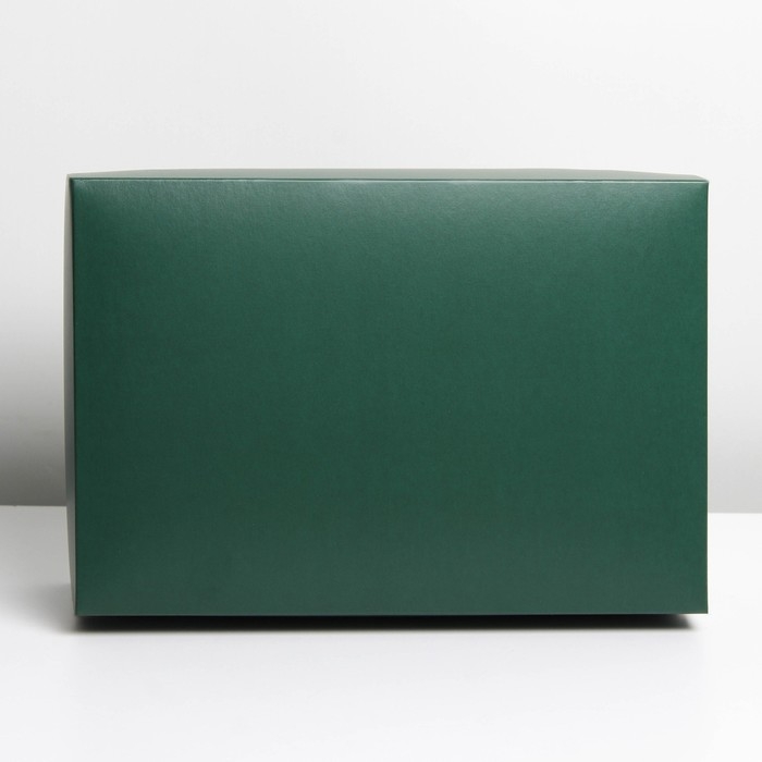 Коробка подарочная складная, упаковка, «Изумрудная», 30 х 20 х 9 см Коробка подарочная складная, упаковка, «Изумрудная», 30 х 20 х 9 см