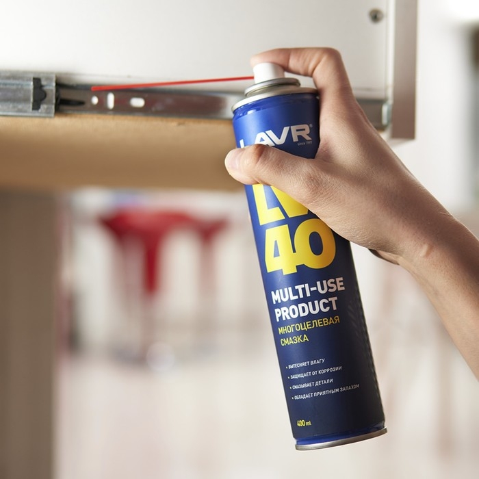 Многоцелевая смазка LV-40 LAVR Multipurpose grease LV-40, 400 мл, аэрозоль Ln1485 Многоцелевая смазка LV-40 LAVR Multipurpose grease LV-40, 400 мл, аэрозоль Ln1485