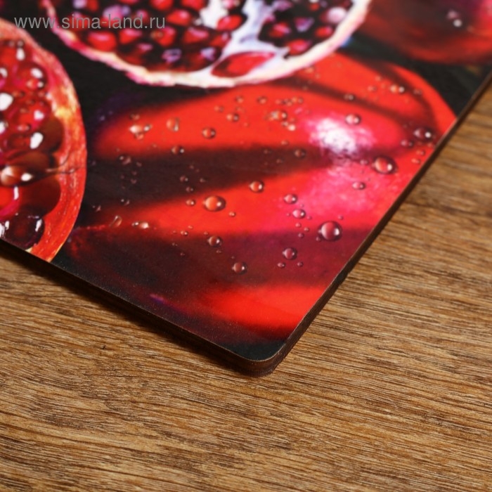 Доска разделочная  Доска разделочная "Сочный гранат" 27х18 см