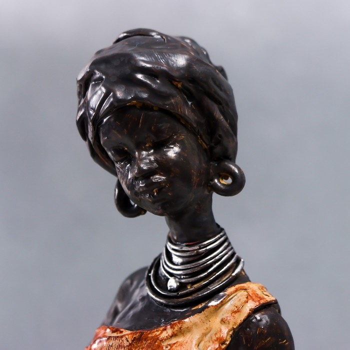 Сувенир полистоун  Сувенир полистоун "Мать и дочь. Африка" 35х13 см