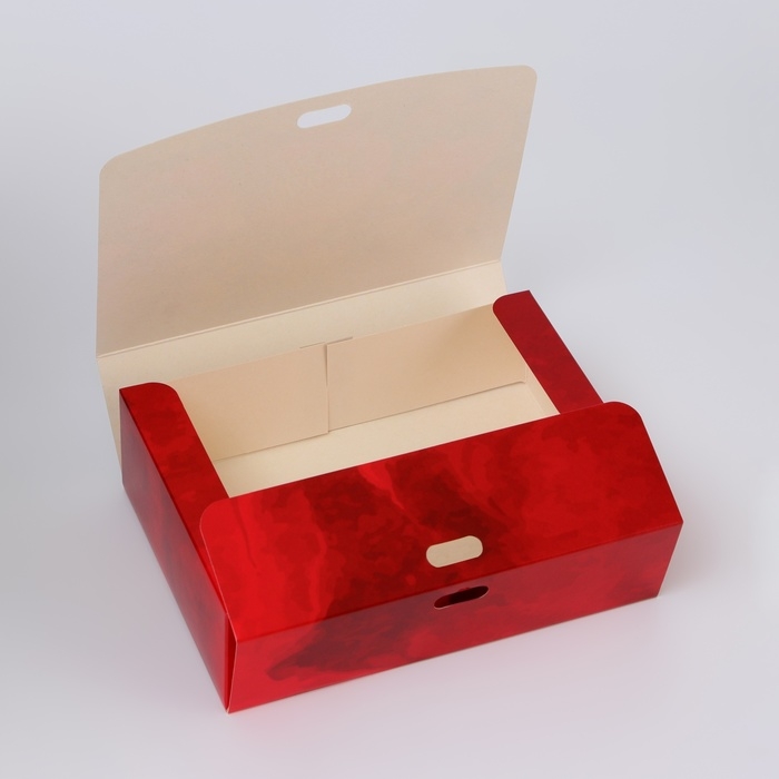 Новый год. Коробка подарочная новогодняя складная, упаковка, &laquo;Верь в чудеса&raquo;, 16 &times; 12 &times; 5 см.