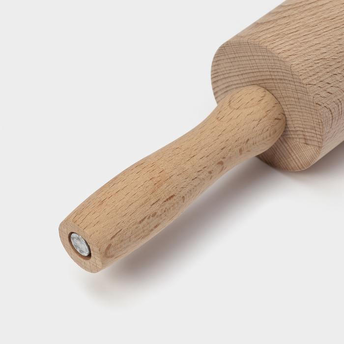 Скалка Adelica «Для Профи», с вращающейся ручкой, 60×6 см, бук Скалка Adelica «Для Профи», с вращающейся ручкой, 60×6 см, бук