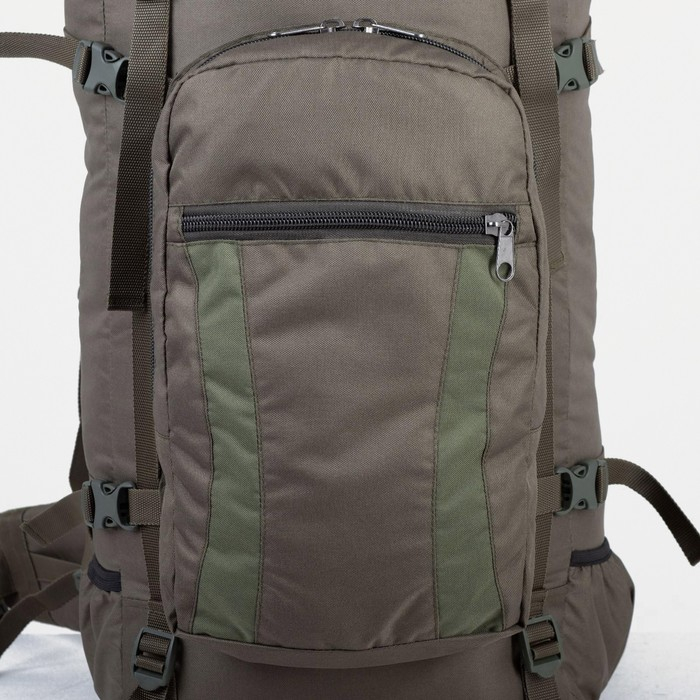 Рюкзак туристический, Taif, 70 л, отдел на шнурке, наружный карман, 2 боковые сетки, цвет оливковый Рюкзак туристический, Taif, 70 л, отдел на шнурке, наружный карман, 2 боковые сетки, цвет оливковый