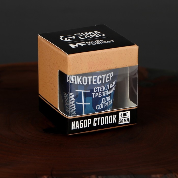 Стопки, набор «Алкотестер», 4 шт х 30 мл Стопки, набор «Алкотестер», 4 шт х 30 мл
