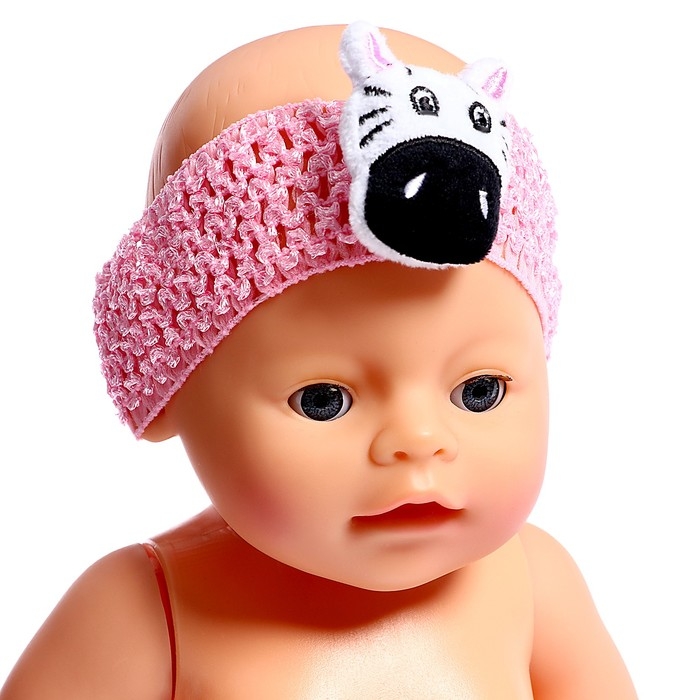 Одежда для пупса «Зебра», колготки с повязкой Одежда для пупса «Зебра», колготки с повязкой