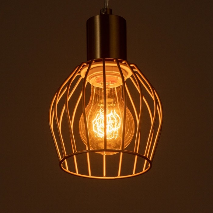 Светильник подвесной Светильник подвесной "Лофт" 1х25Вт Е27 Бронза 12х116х11