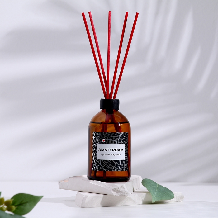 Диффузор ароматический, Диффузор ароматический, "AMSTERDAM", сосна, эвкалипт, 100мл