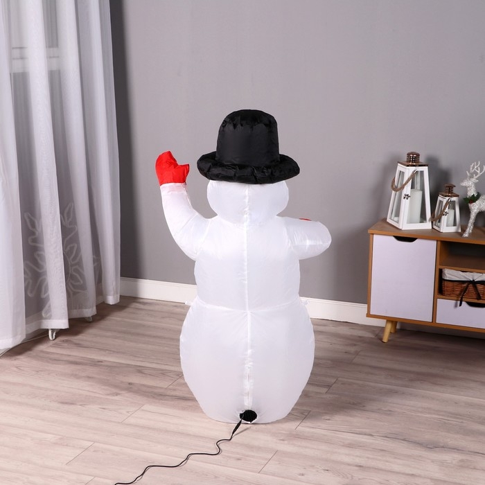 Надувная фигура  Надувная фигура "Снеговик" светится, 120 см