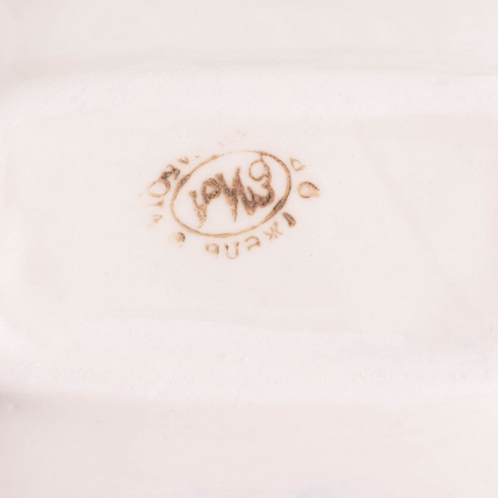 Лимонница, гжель, фарфор, 11х7 см Лимонница, гжель, фарфор, 11х7 см