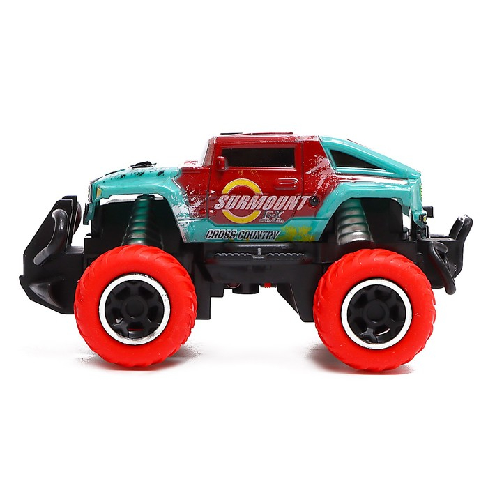 Джип радиоуправляемый «Граффити», работает от батареек, цвет красный Джип радиоуправляемый «Граффити», работает от батареек, цвет красный