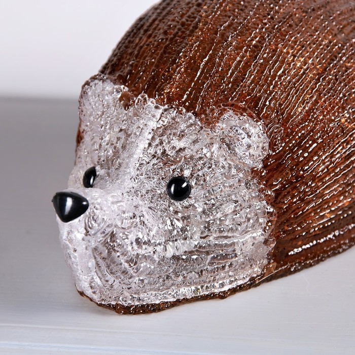 Светодиодная фигура «Ёжик» 35 × 16 × 20 см, акрил, 30 LED, 220 В, свечение белое Светодиодная фигура «Ёжик» 35 × 16 × 20 см, акрил, 30 LED, 220 В, свечение белое