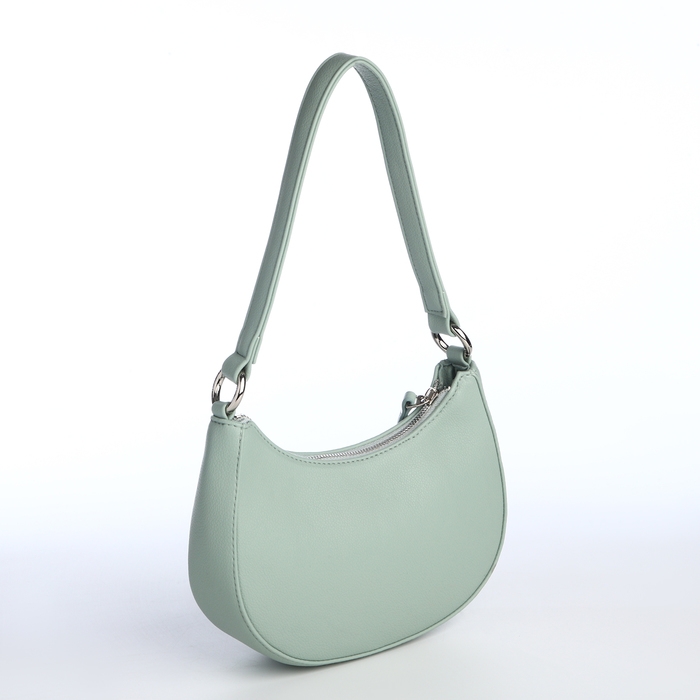 Сумка женская на молнии, цвет мятный Сумка женская на молнии, цвет мятный