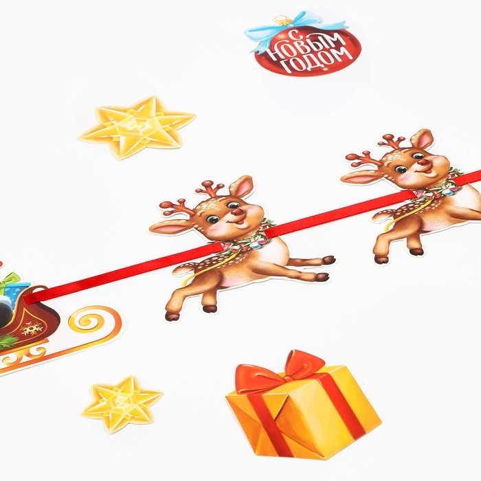 Набор новогодних плакатов для оформления «Яркий праздник», на Новый год, 9 предметов Набор новогодних плакатов для оформления «Яркий праздник», на Новый год, 9 предметов