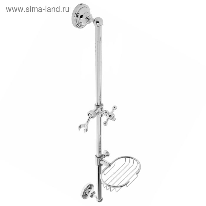 Стойка душевая Accoona A410, с металлической мыльницей, хром Стойка душевая Accoona A410, с металлической мыльницей, хром