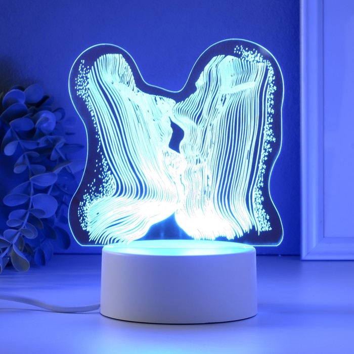Светильник Светильник "Поцелуй" LED RGB от сети RISALUX