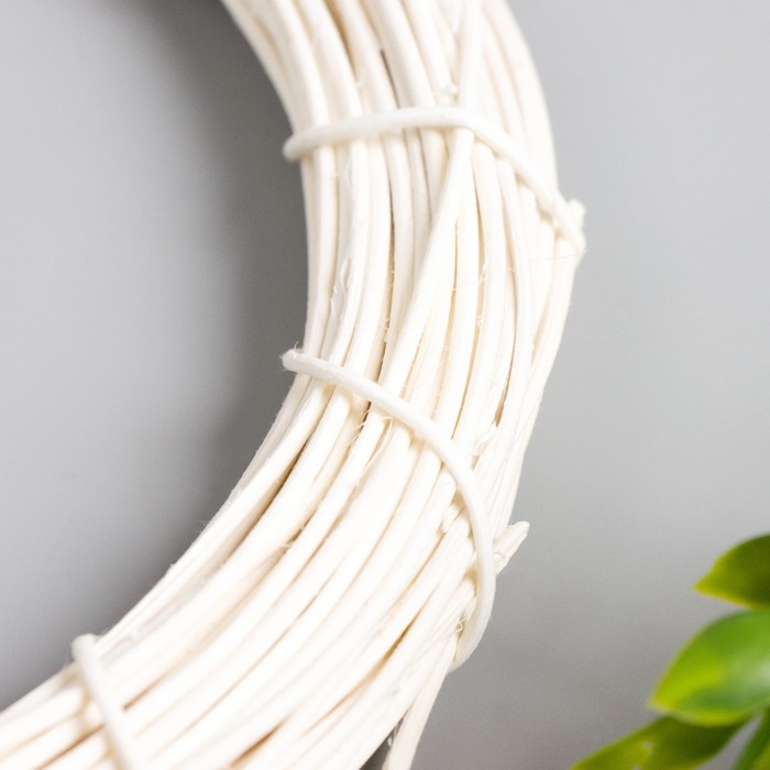 Кольцо ротанг для изготовления ловца снов Кольцо ротанг для изготовления ловца снов "Сливочный" d=20 см