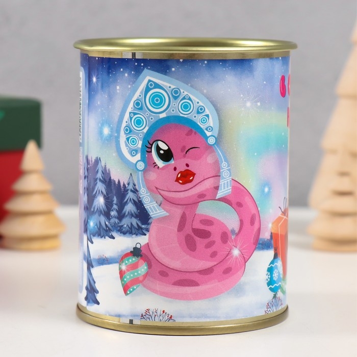 Копилка-банка металл Копилка-банка металл "В ожидании новогоднего чуда"