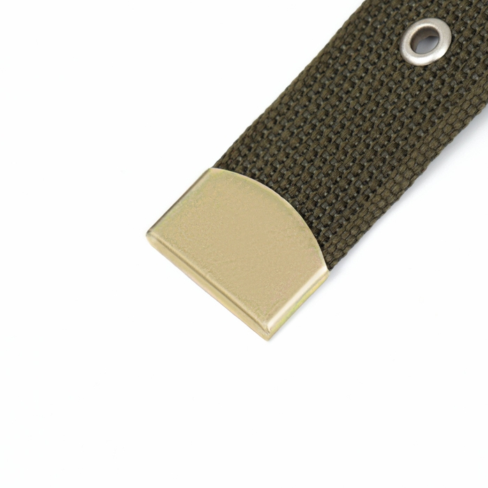 Ошейник брезентовый однослойный, 73 х 3,5 см, ОШ 45-60 см, хаки Ошейник брезентовый однослойный, 73 х 3,5 см, ОШ 45-60 см, хаки